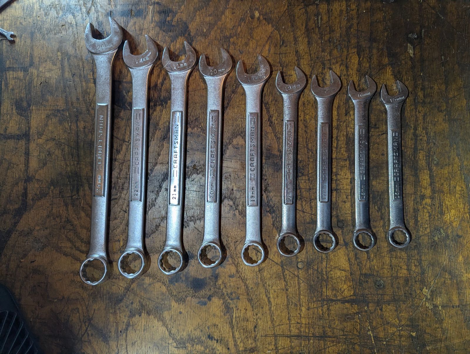 Craftsman Combination Wrench Set, Metric (20 pc)