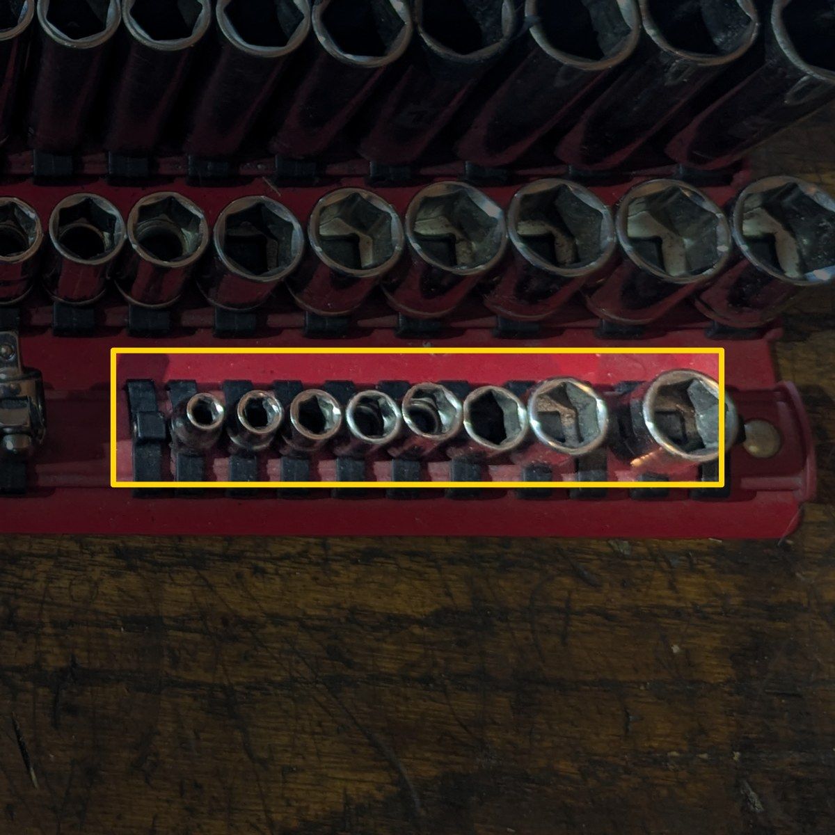 1/4" Drive Socket Set, Metric (5-12, 14 mm)